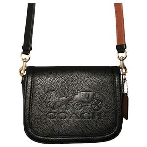 Coach Saddle Bag With Horse And Carriage
